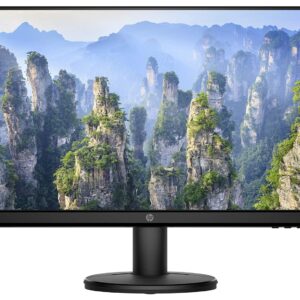 HP 23.8 inch(60.45 cm) Ultra-Thin LED Backlit Computer Monitor - 3 Side Micro Bezel, Full HD, 60 Hz, IPS Panel with VGA, HDMI Ports - HP V24i Display - 9RV16AA