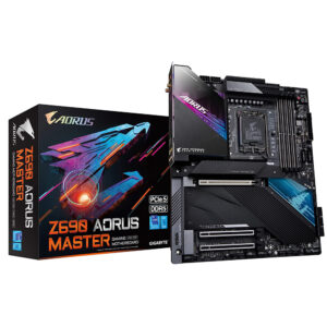 GIGABYTE Z690 AORUS Master (LGA 1700/ Intel Z690/ ATX/ DDR5/ Quad M.2/ PCIe 5.0/ USB 3.2 Gen2X2 Type-C/Intel WiFi 6E/ AQUANTIA 10GbE LAN/Intel Thunderbolt 4/ Gaming Motherboard)
