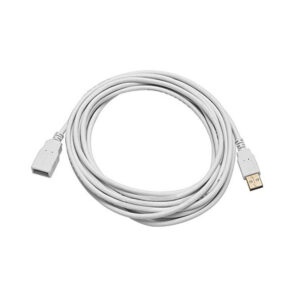 Terabyte 5 Meter Usb To Usb 3.0 Data Transfer Cord Male To Female Extension Usb Cable For Tablet, Personal Computer, Printer, Smartphone (Extend Usb Port, White)