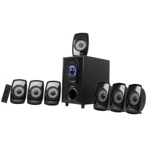 Zebronics ZEB-BT701RUCF Wireless Bluetooth Multimedia Speaker With Supporting AC3 Audio, SD Card, USB, AUX, FM & Remote Control. (70 Watt, 7.1 Channel)