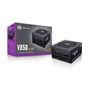 Cooler Master V850 Gold V2, 80 Plus Gold Certified Fully Modular Power Supply - Black