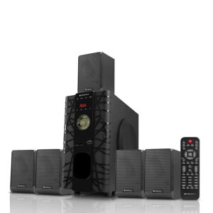 Zebronics ZEB-BT6590RUCF Wireless Bluetooth Multimedia Speaker with Supporting SD Card, USB, AUX, FM & Remote Control. (65 Watt, 5.1 Channel)