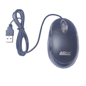 StoreIN Adnet AD-201 1000DPI High Precision Optical Mouse Ergonomic Design Plug & Plag Mouse.